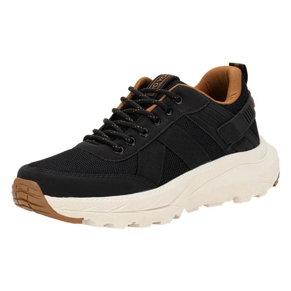 Tênis Masculino Stones 2 Ollie 800 PRETO/BEGE 37