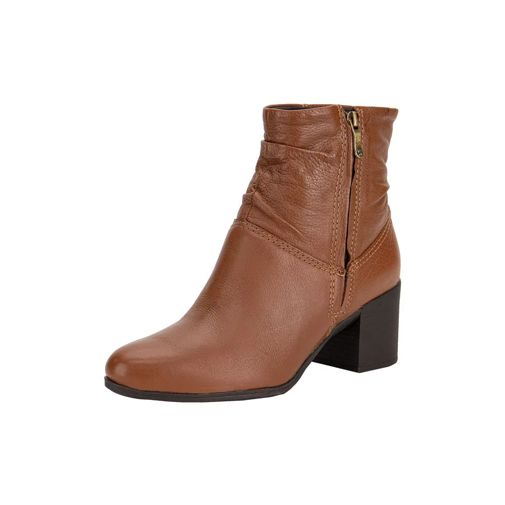 Bota Feminina Cano Baixo Bottero 346907 CONHAQUE 34