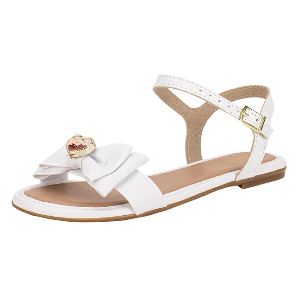 Sandália Infantil Feminina Molekinha 21571204 BRANCO 27