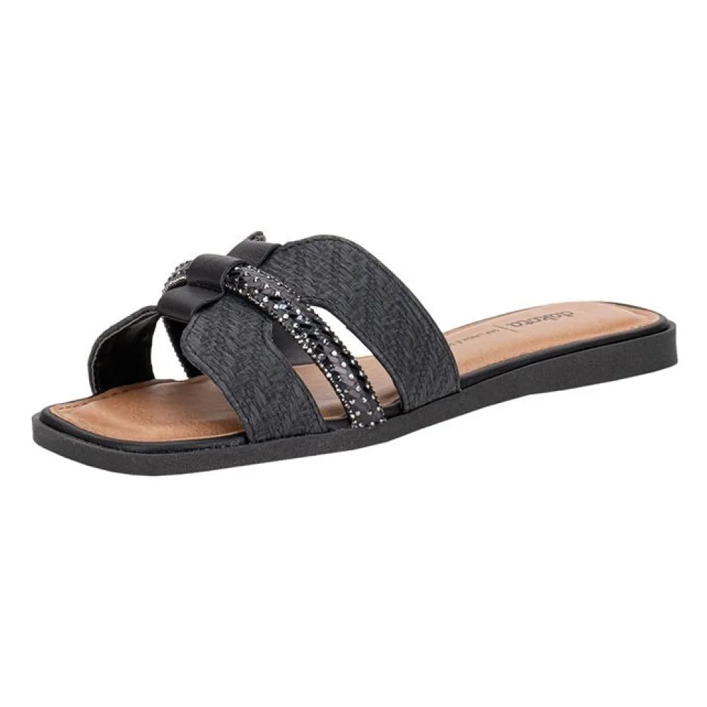 Tamanco Feminino Flat Dakota Y8103 PRETO 01 34