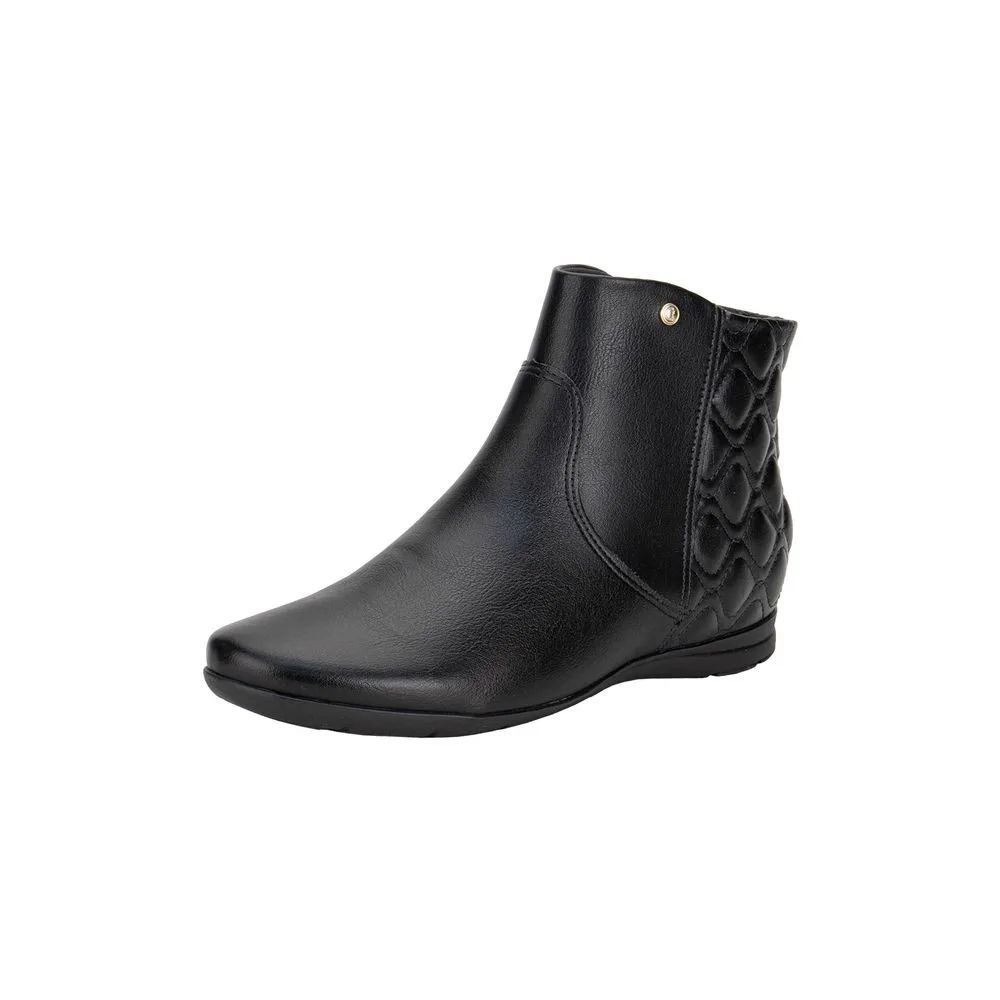 Bota Feminina Cano Baixo ComfortFlex 2491301 PRETO 34