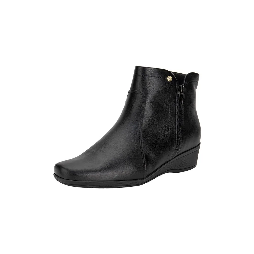 Bota Feminina Cano Baixo ComfortFlex 2474301 PRETO 34