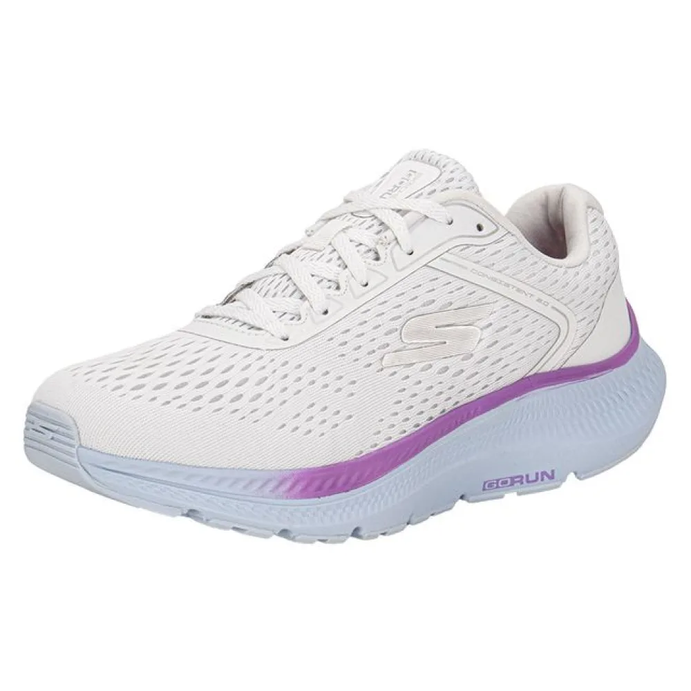 Tênis Feminino Run Consistent 2.0 Skechers 128607BR BRANCO/AZUL 34