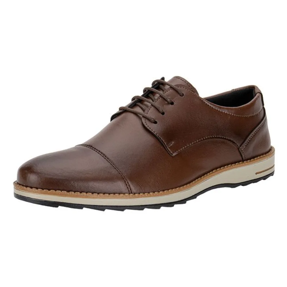Sapato Masculino Mais Leve 501 CARAMELO 37