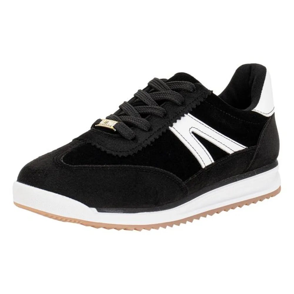 Tênis Feminino Casual Vizzano 1450102 PRETO/BRANCO 34