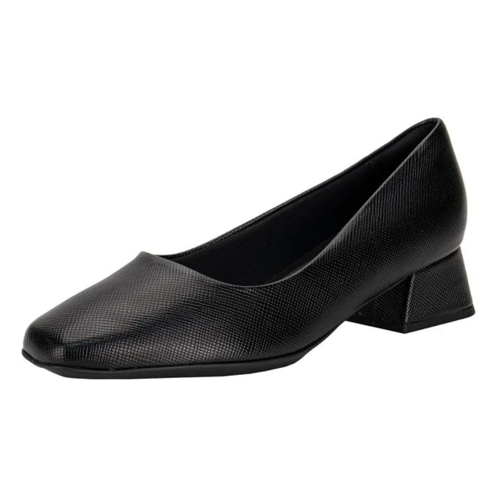 Sapato Feminino Salto Grosso Piccadilly 160055 PRETO 35