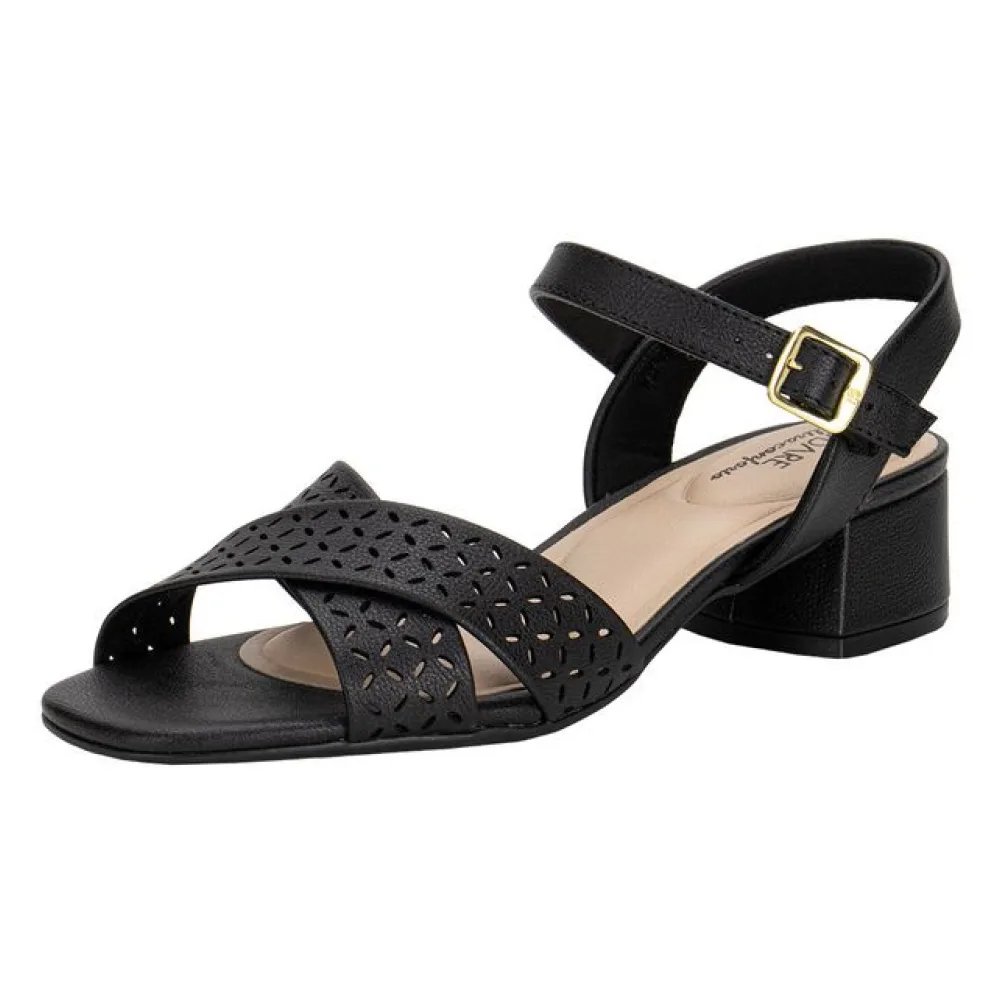Sandália Feminina Salto Grosso Modare 7211105 PRETO 37