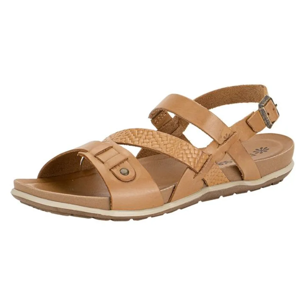 Sandália Feminina Serena Flat New Face 36783 CARAMELO 34