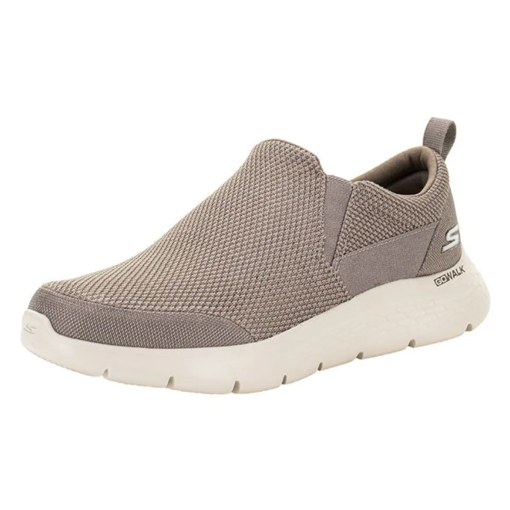 Tênis Masculino Go Walk Flex Skechers 894343BR CAQUI 40
