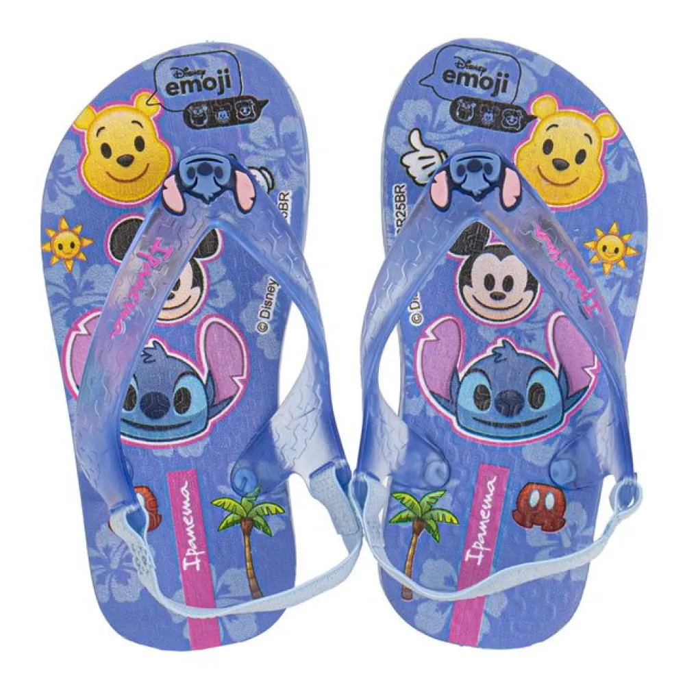 Chinelo Infantil Feminino Baby Disney Joy Ipanema 27323 AZUL 20/21