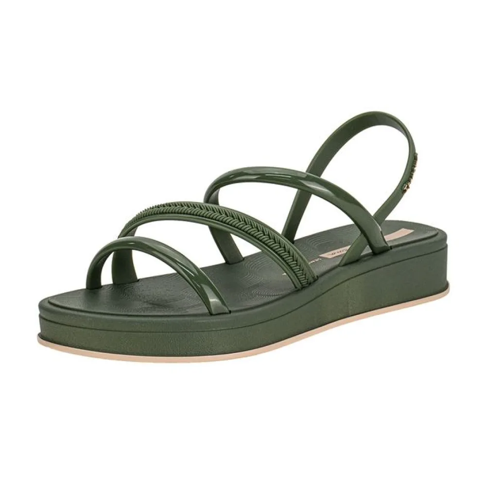 Sandália Feminina Flat Glow Up Ipanema 27418 VERDE 33/34