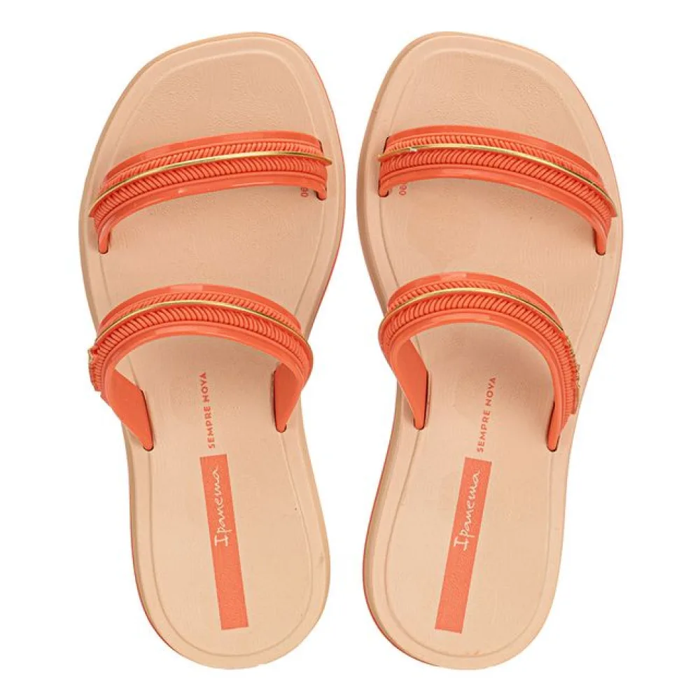 Chinelo Infantil Feminino Slide Glow Ipanema 27401 LARANJA 25