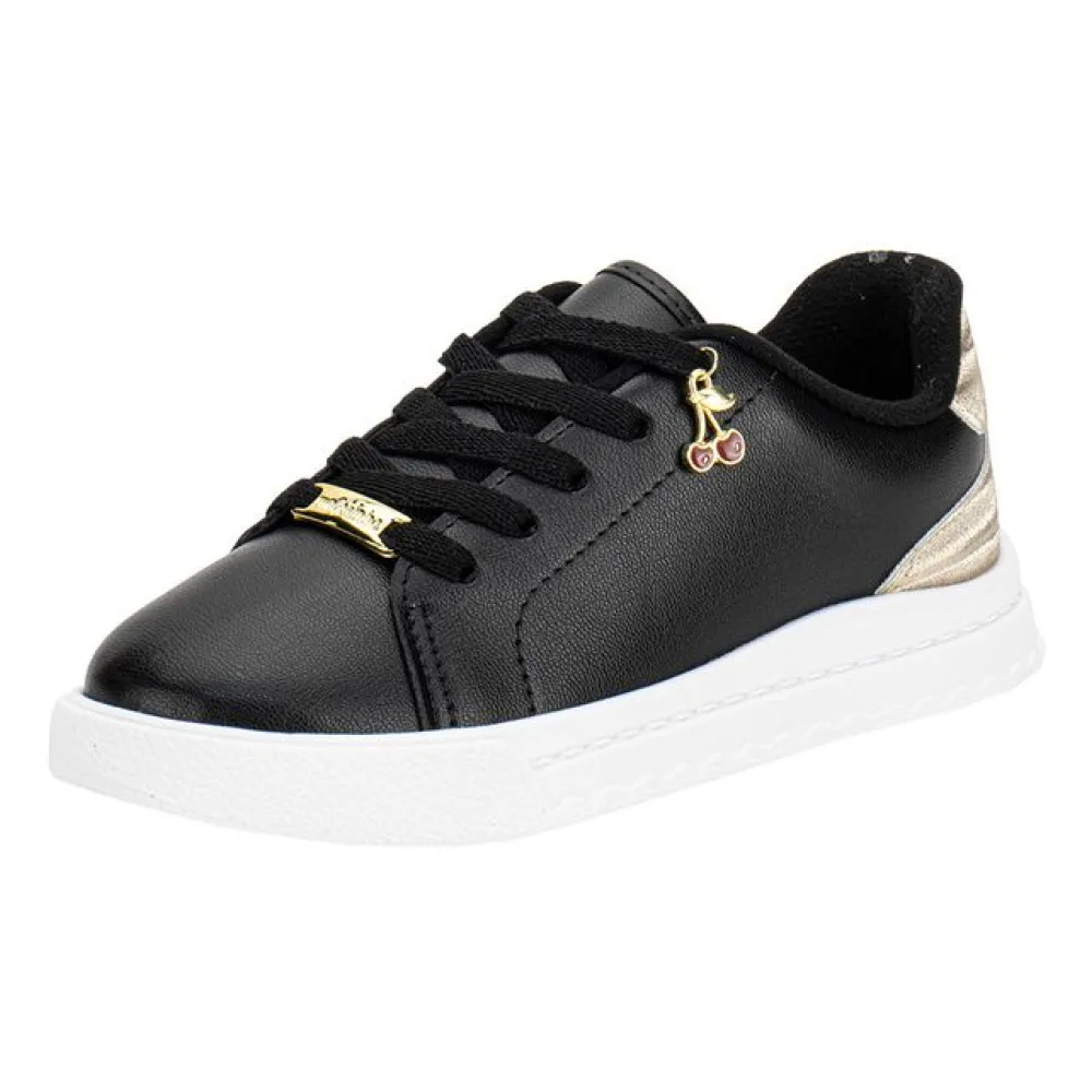 Tênis Infantil Feminino Molekinha 2575113 PRETO/DOURADO 26
