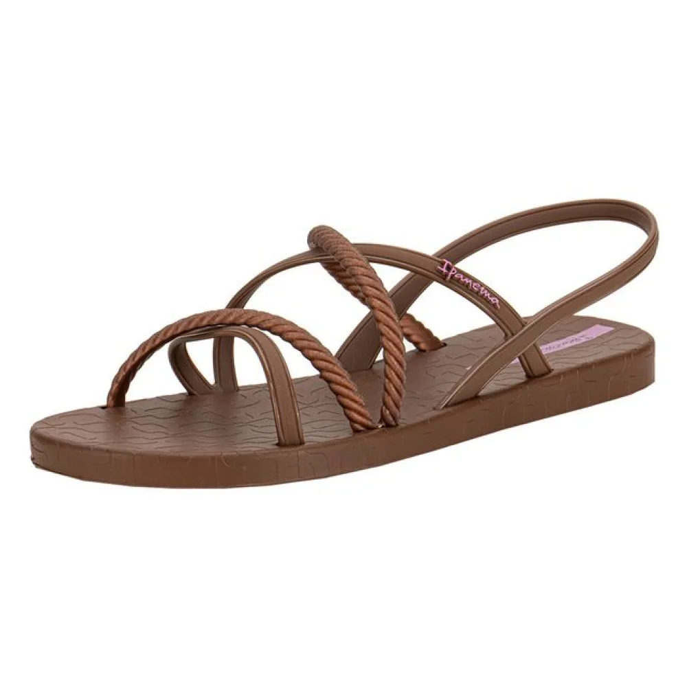 Sandália Feminina Flat Diversa Verão Ipanema 27375 CAFÉ 34
