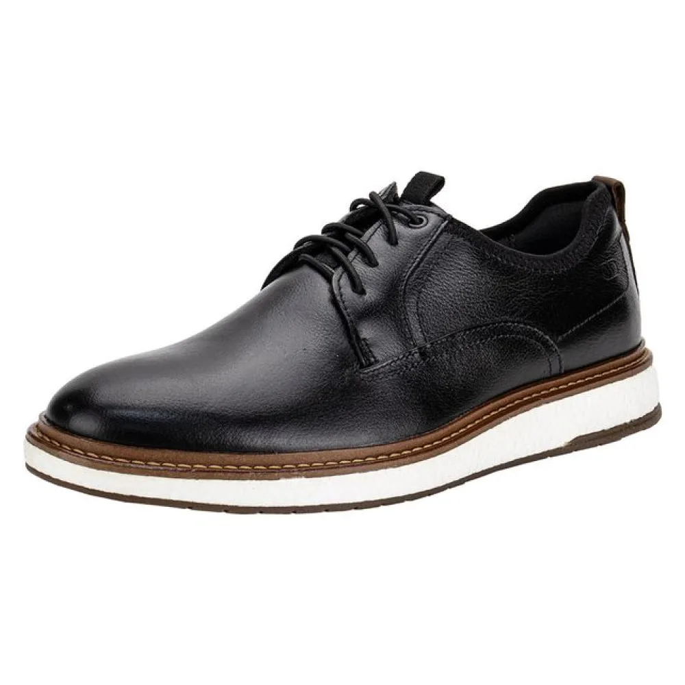 Sapato Masculino Clark Pulse Democrata 604201 PRETO 39