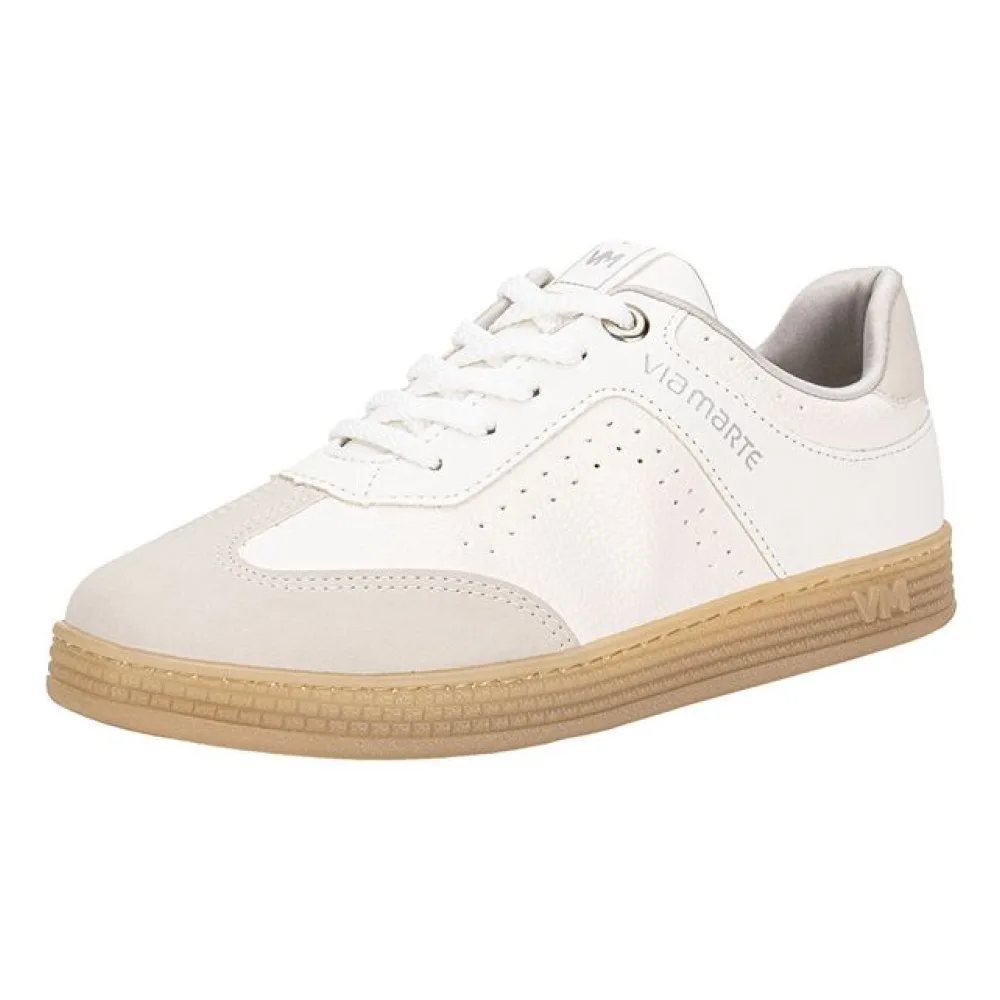 Tênis Feminino Casual Via Marte 277001 BRANCO/CINZA 34