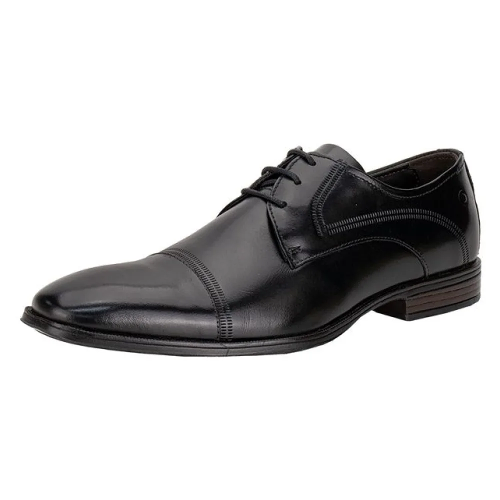 Sapato Masculino Social Clooney Democrata 495102 PRETO 38