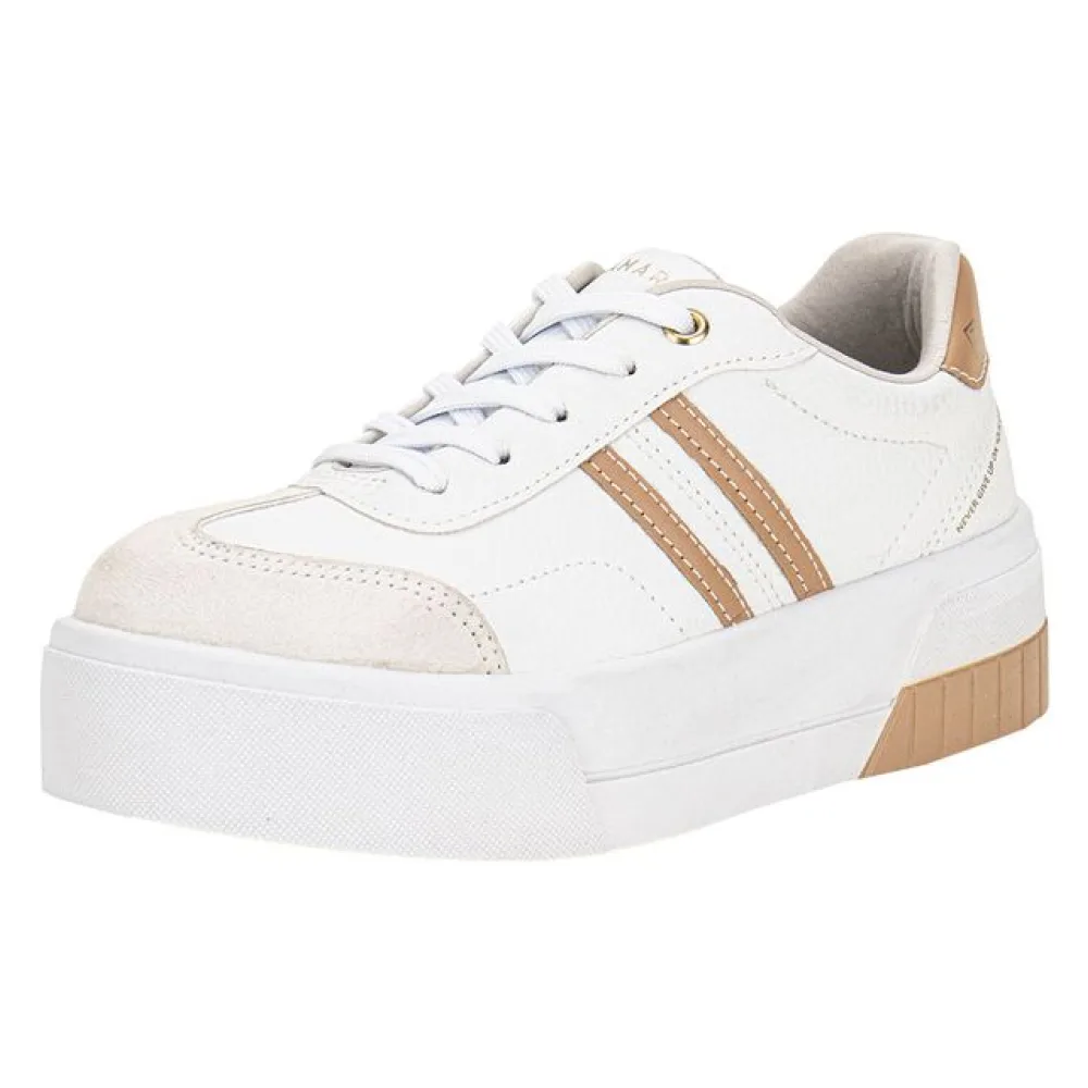 Tênis Feminino Casual Ramarim 2484103 BRANCO/BEGE 34
