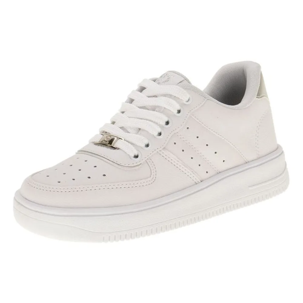 Tênis Feminino Kings Ollie- 501 BRANCO/CINZA 34