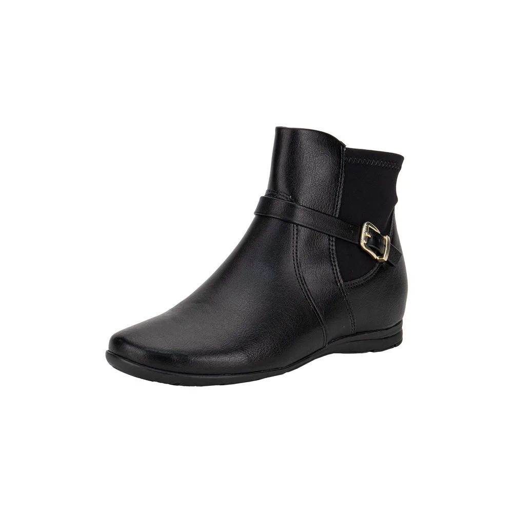 Bota Feminina Cano Baixo ComfortFlex 2491304 PRETO 34