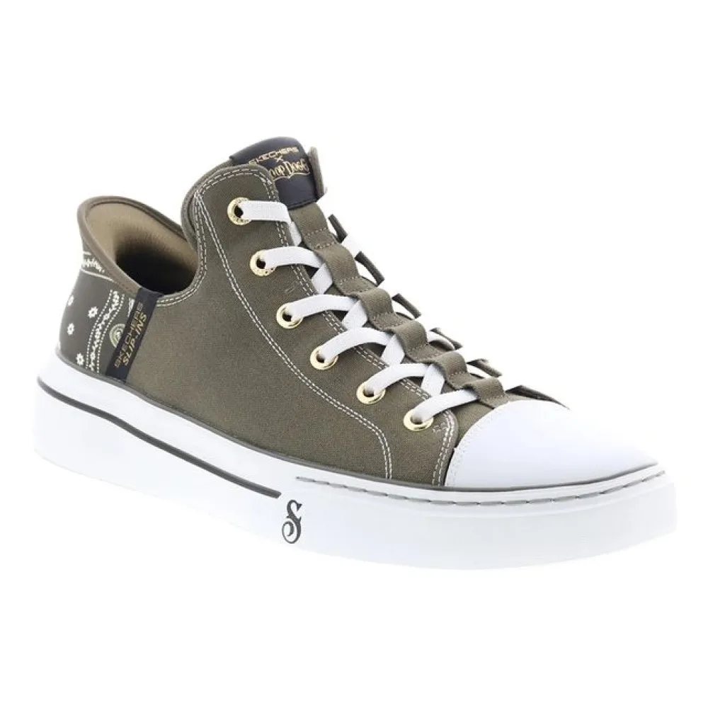 Tênis Masculino Snoop Dogg: Snopp One- Og Canvas Skechers 251036 OLIVA 38