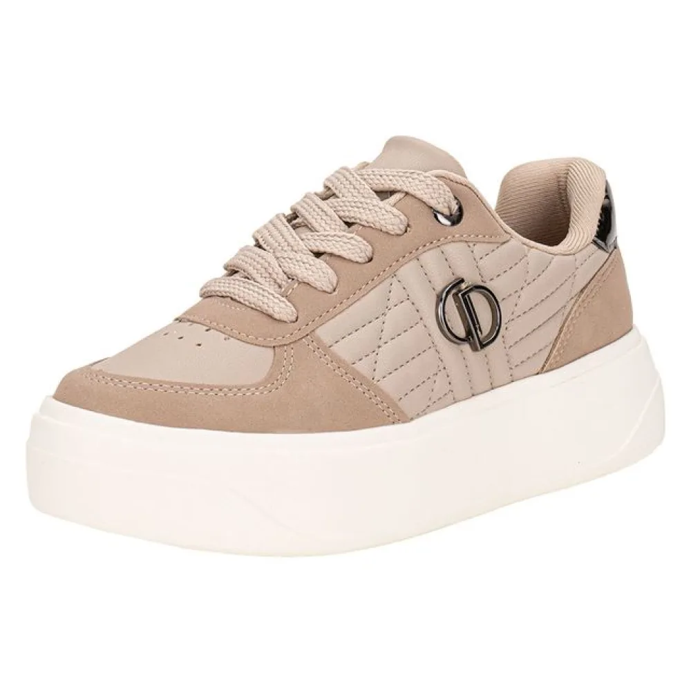 Tênis Feminino Casual Dakota D0982 BEGE 34