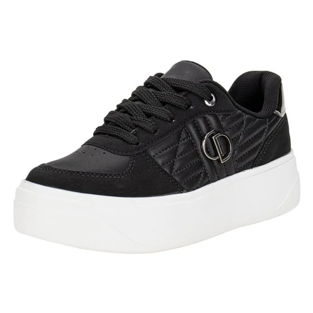 Tênis Feminino Casual Dakota D0982 PRETO/BRANCO 34
