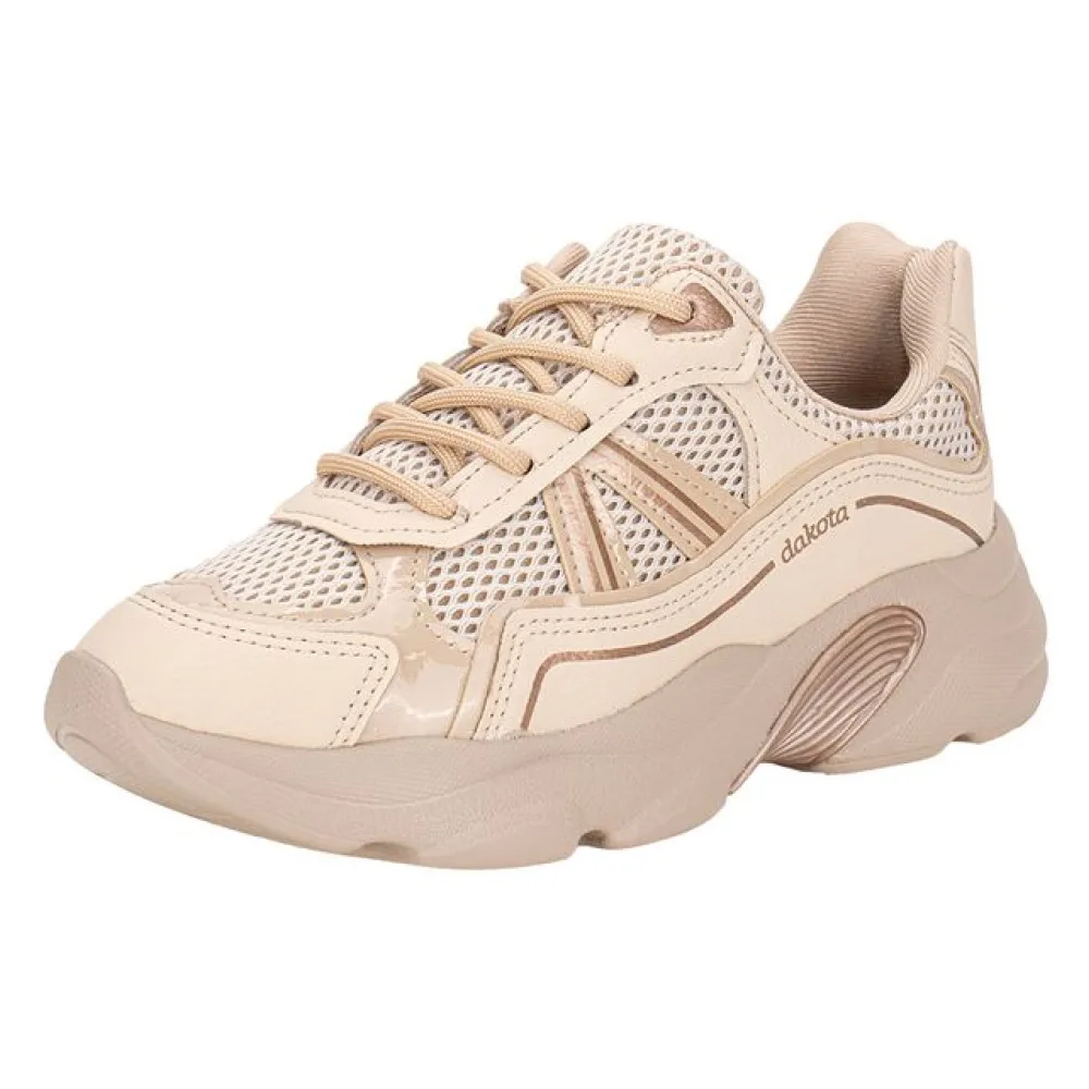 Tênis Feminino Chunky Dakota D0971 BEGE 35
