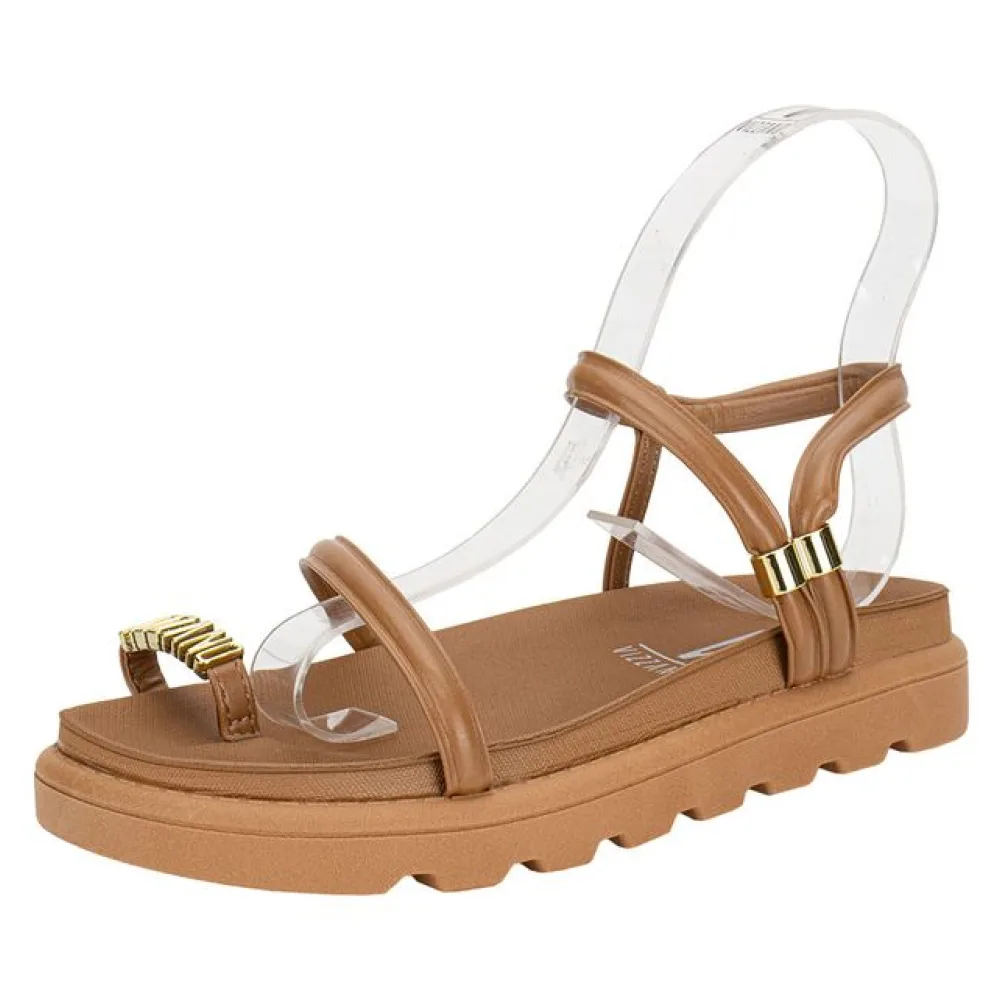 Sandália Feminina Flat Vizzano 6510116 CAMEL 34