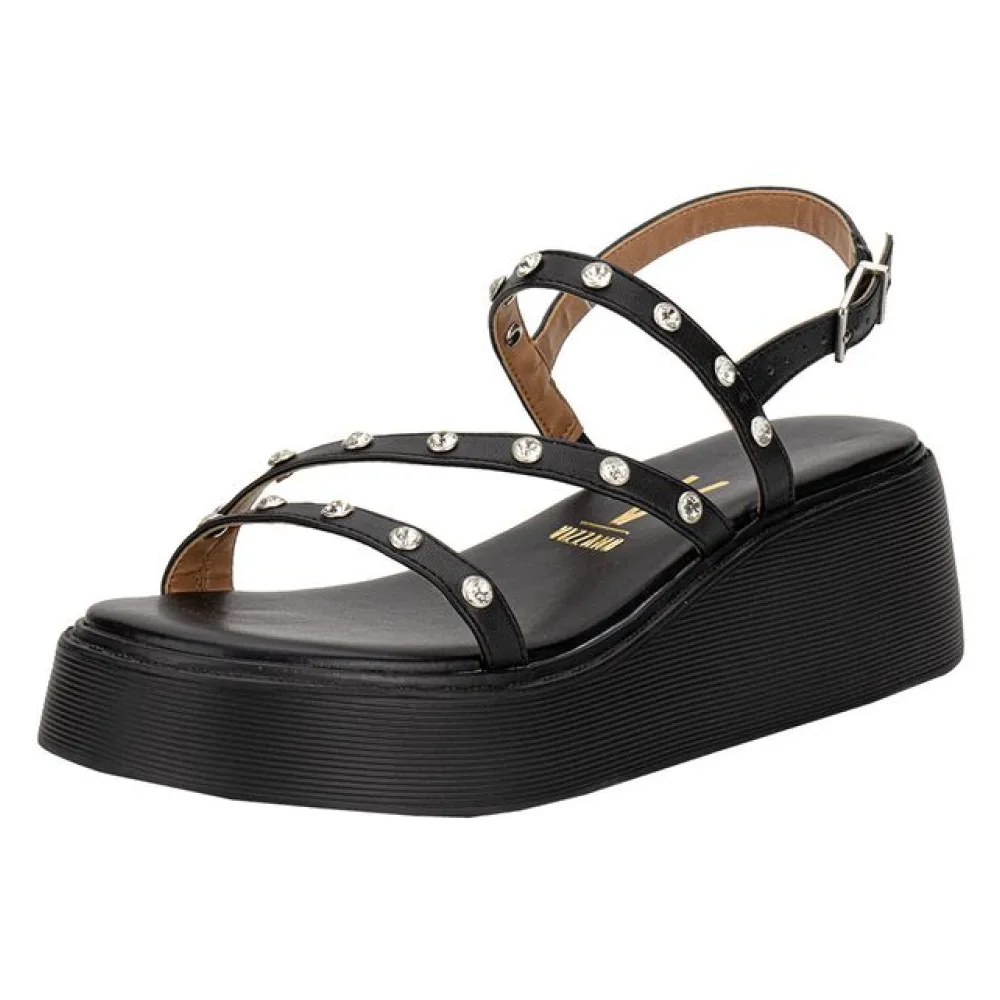 Sandália Feminina Anabela Vizzano 6525101 PRETO 34