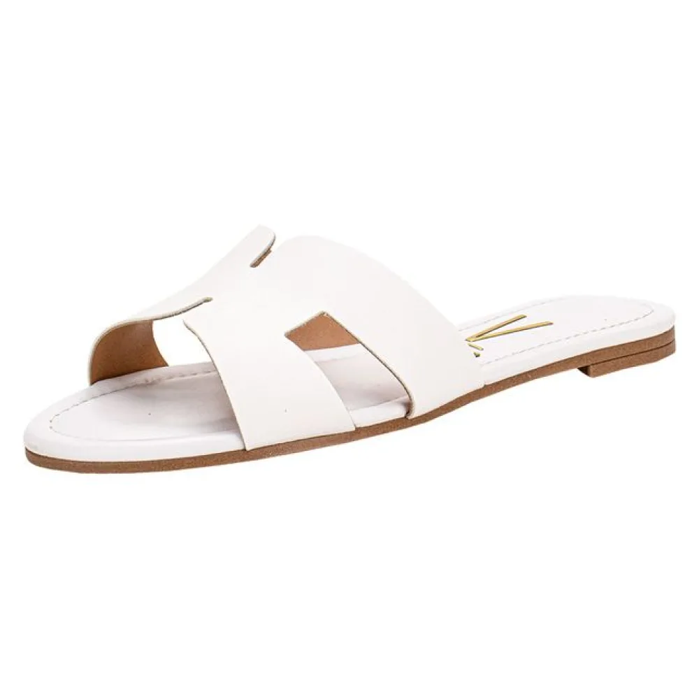 Tamanco Feminino Flat Vizzano 6371367 BRANCO 35