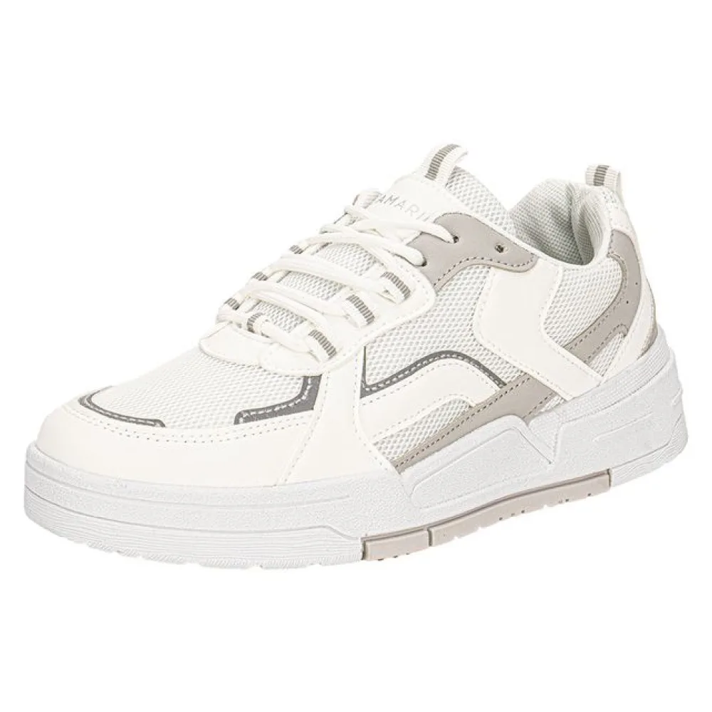 Tênis Feminino Casual Ramarim 2589235 BEGE/BRANCO 34