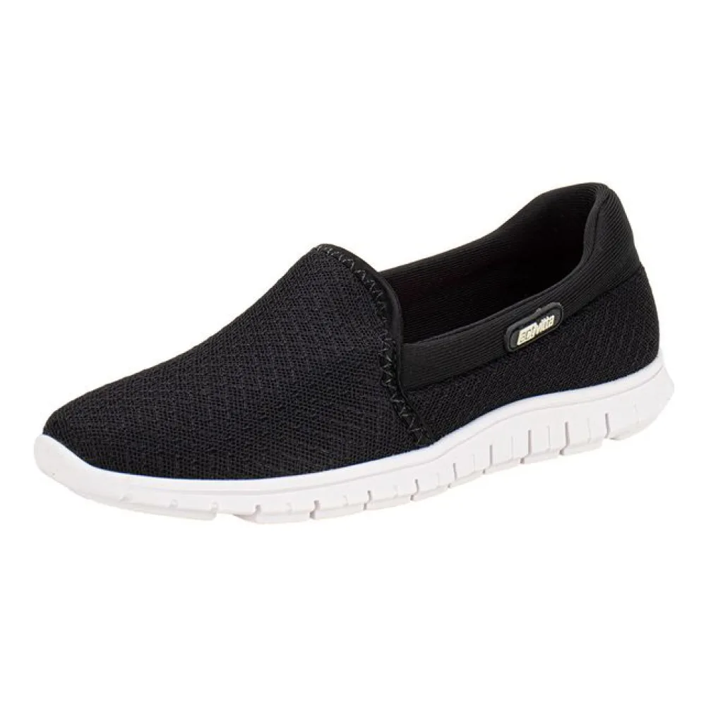 Tênis Feminino Slip On Actvitta 4202555 PRETO/BRANCO 34