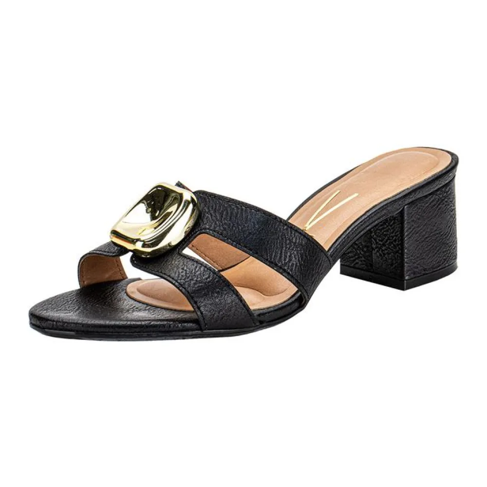 Tamanco Feminino Salto Grosso Vizzano 62911187 PRETO 34