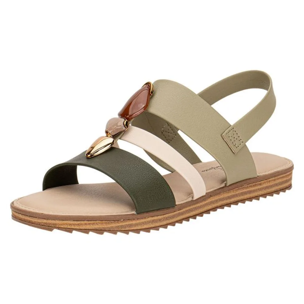 Sandália Feminina Flat Modare 7141144 VERDE 35