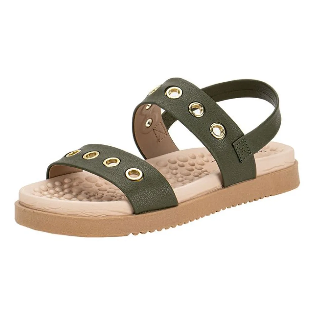 Sandália Feminina Flat Modare 7178123 VERDE 34
