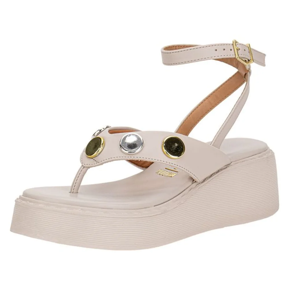 Sandália Feminina Anabela Vizzano 6525108 CINZA 34