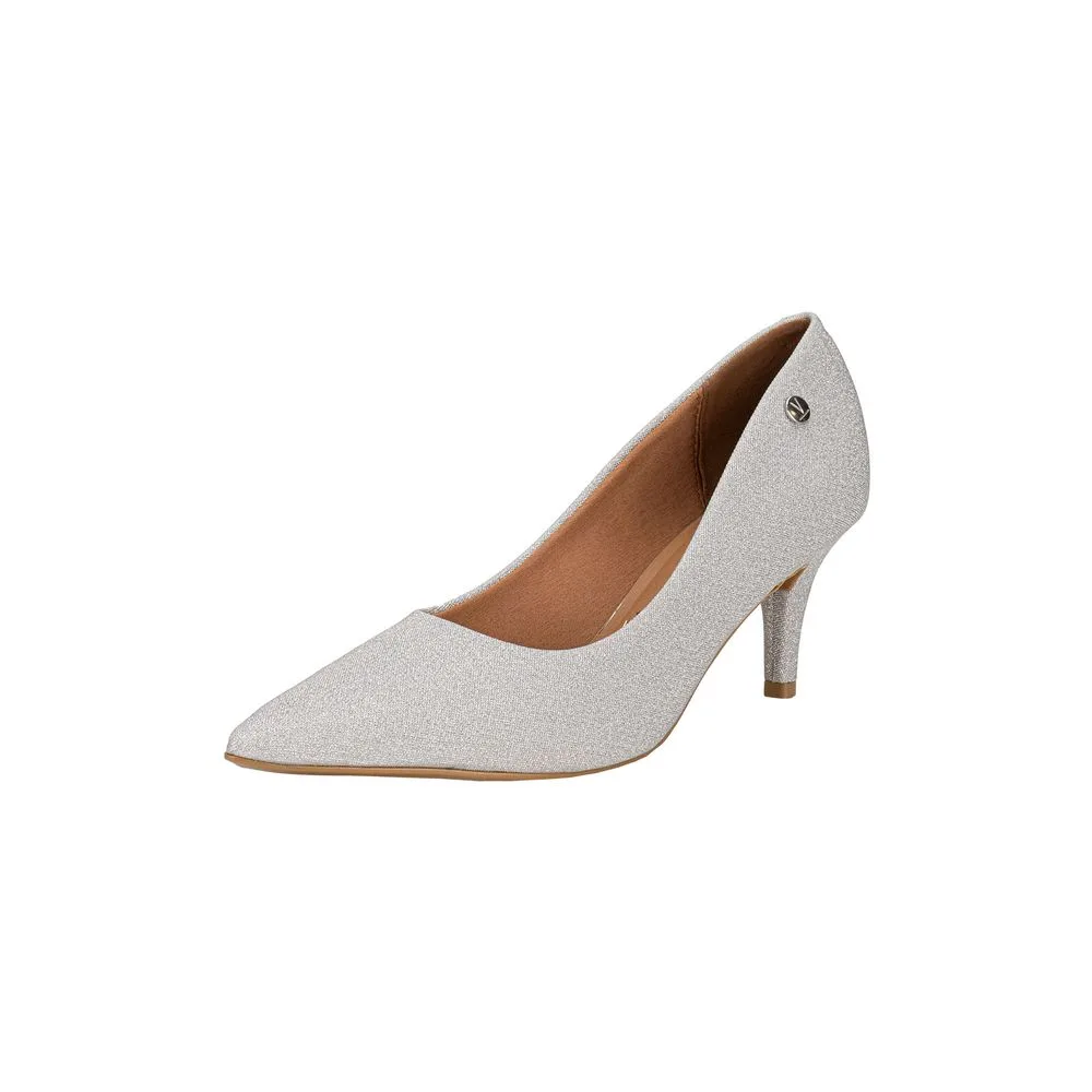 Scarpin Feminino Salto Fino Vizzano 1185702 PRATA 34