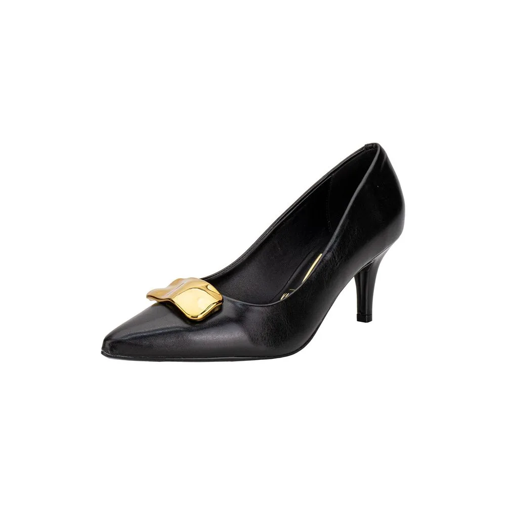 Scarpin Feminino Salto Fino Vizzano 11851445 PRETO 34