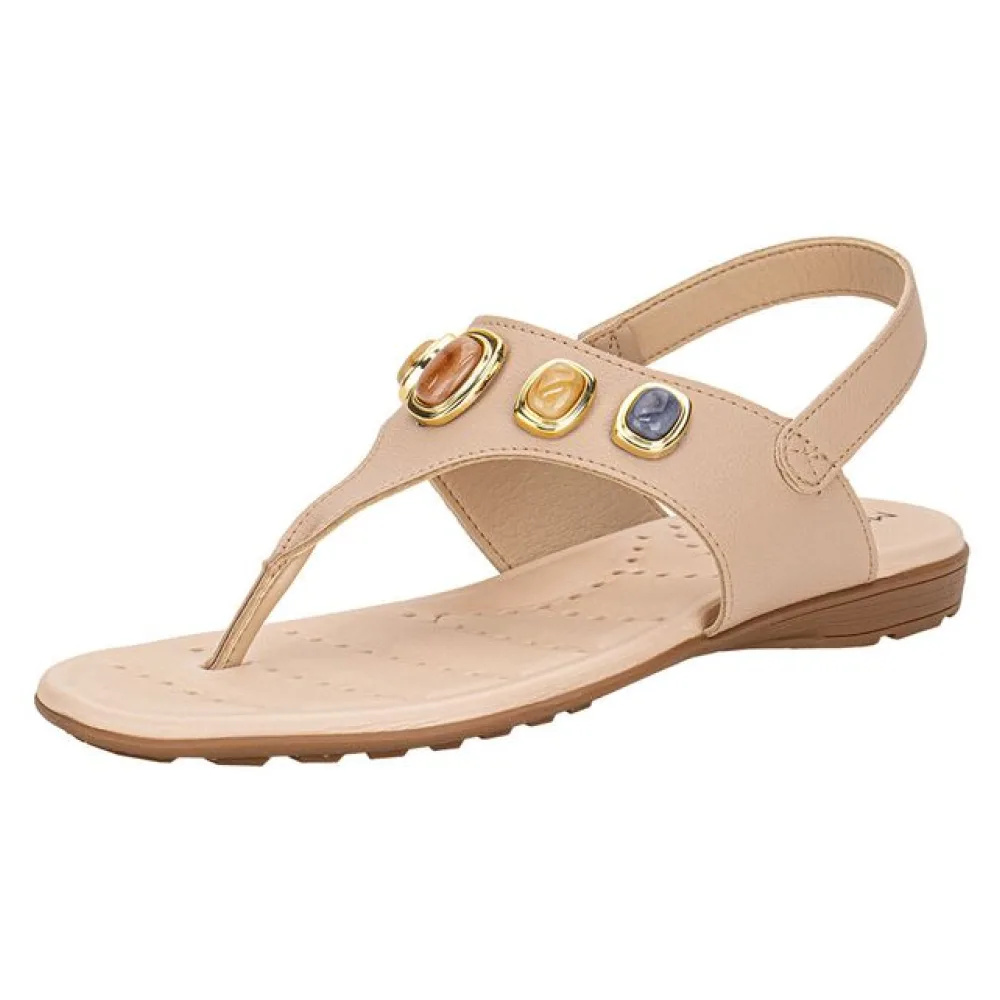 Sandália Feminina Flat Modare 7053173 BEGE 37