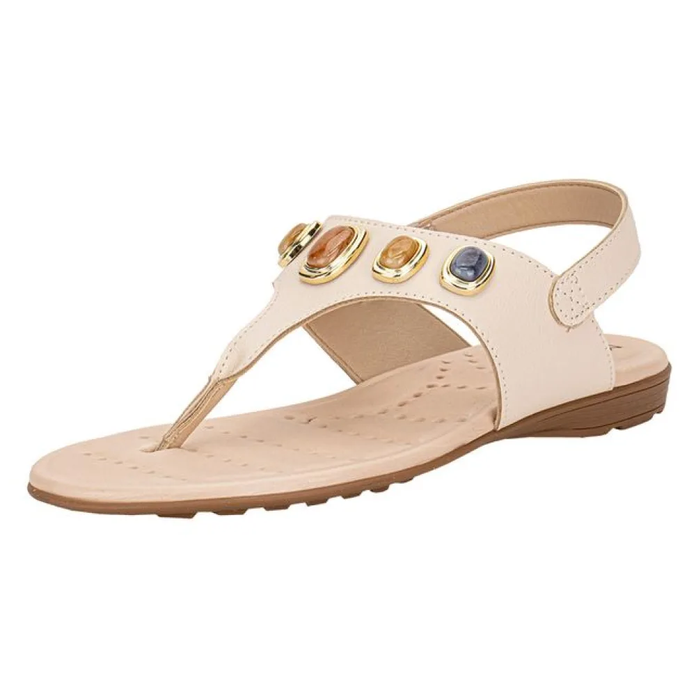 Sandália Feminina Flat Modare 7053173 NATURAL 34