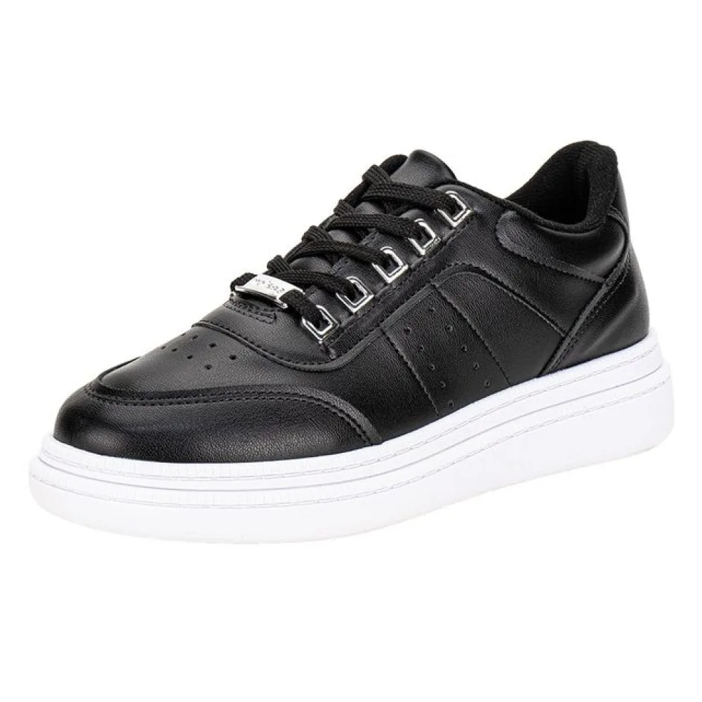 Tênis Feminino Casual Moleca 5816104 PRETO 34
