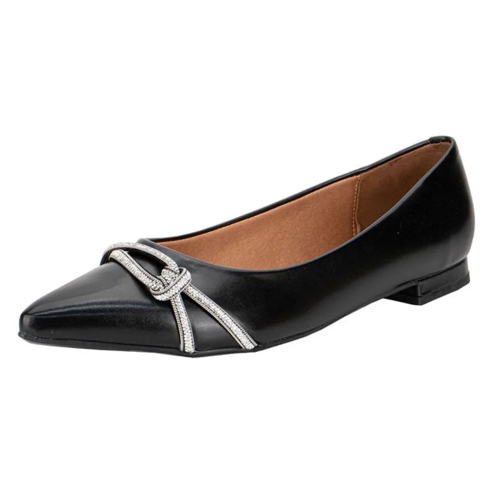 Sapatilha Feminina Flat Vizzano 12061006 PRETO 34