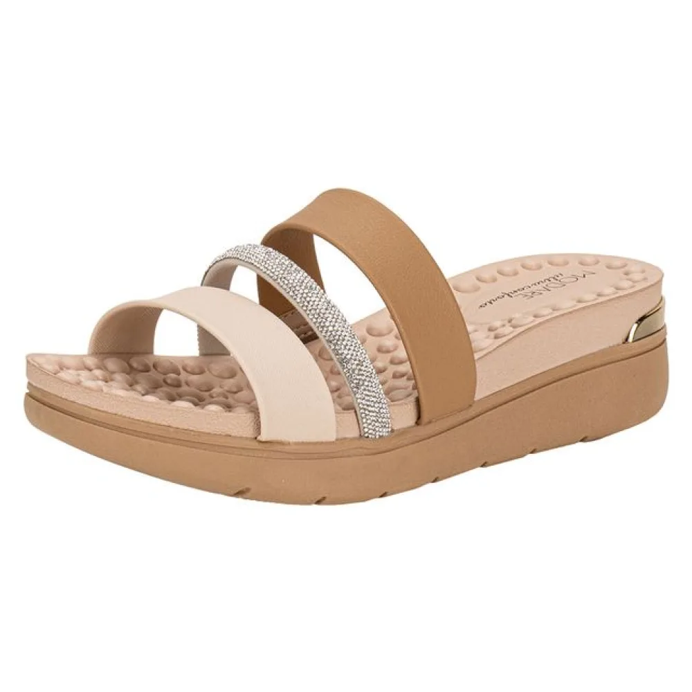 Tamanco Feminino Flat Modare 7151133 BEGE 34