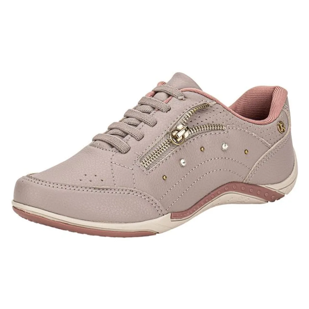 Tênis Feminino Casual Kolosh C1284B CINZA/ROSA 34