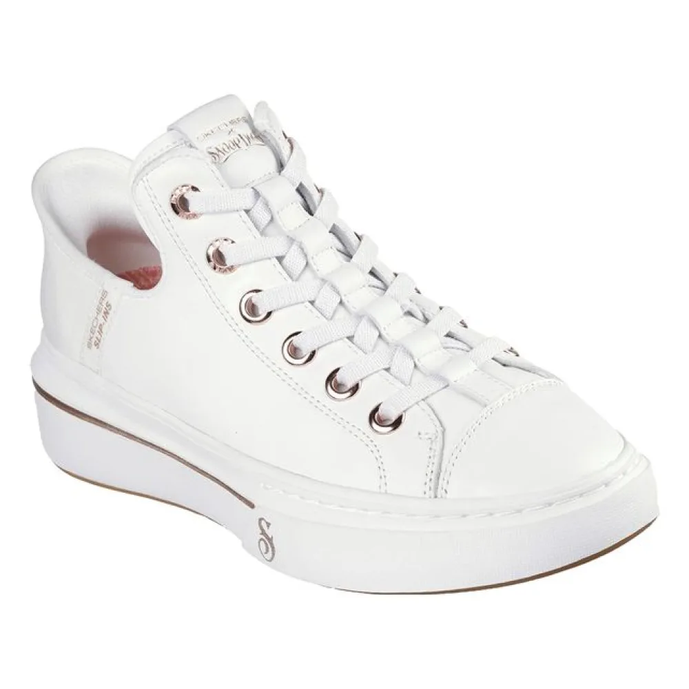 Tênis Feminino Snoop Dogg: Slip-Ins One-OG Leather Skechers 186001 BRANCO 36