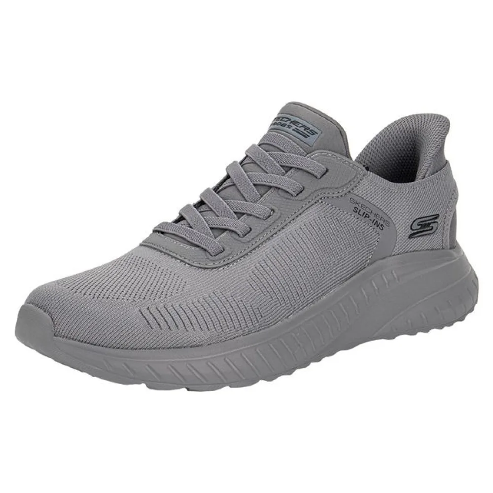 Tênis Masculino BOBS Sport Squad Chaos - Solid Step Skechers 118312 CINZA 38