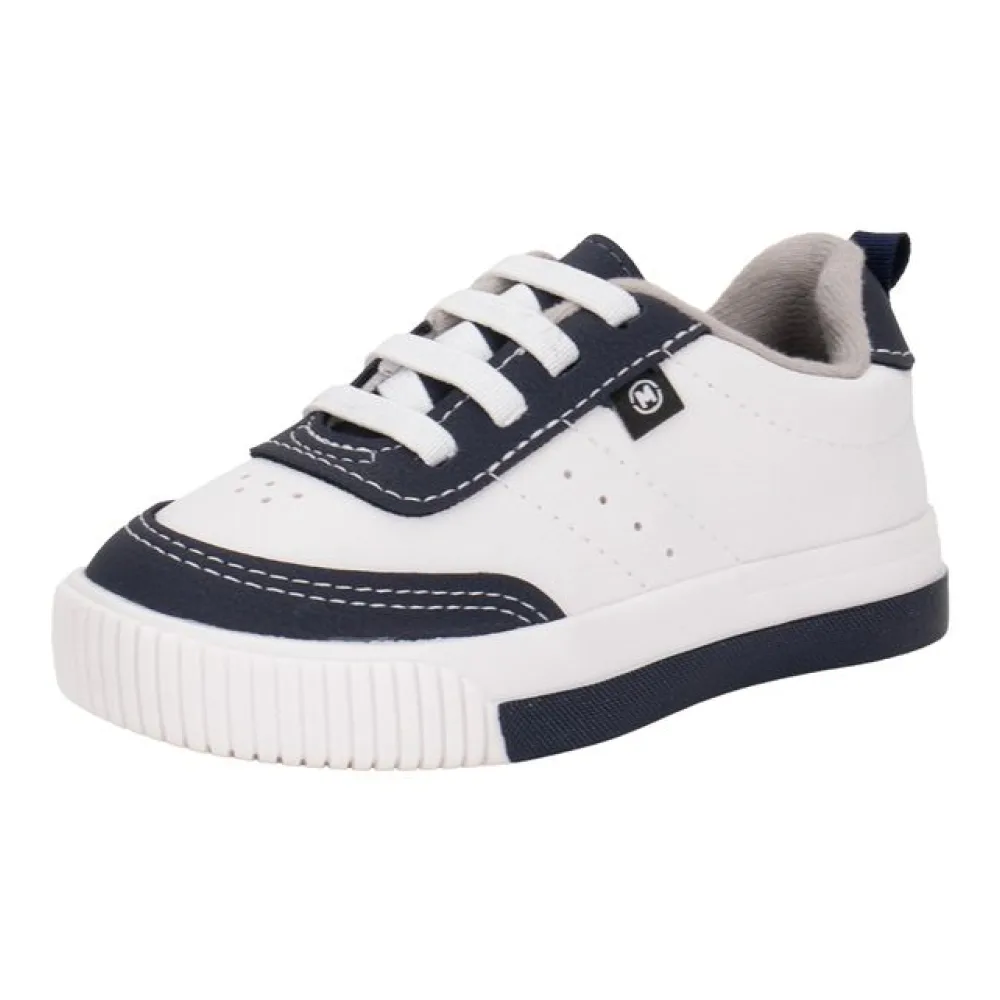 Tênis Infantil Masculino Baby Molekinho 2615226 BRANCO/AZUL 19