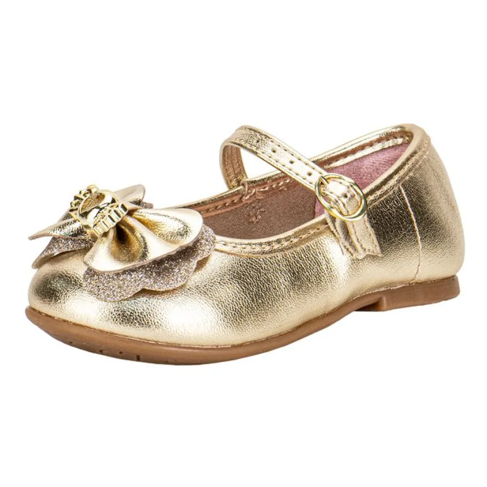 Sapatilha Infantil Feminina Molekinha 21061062 OURO 20