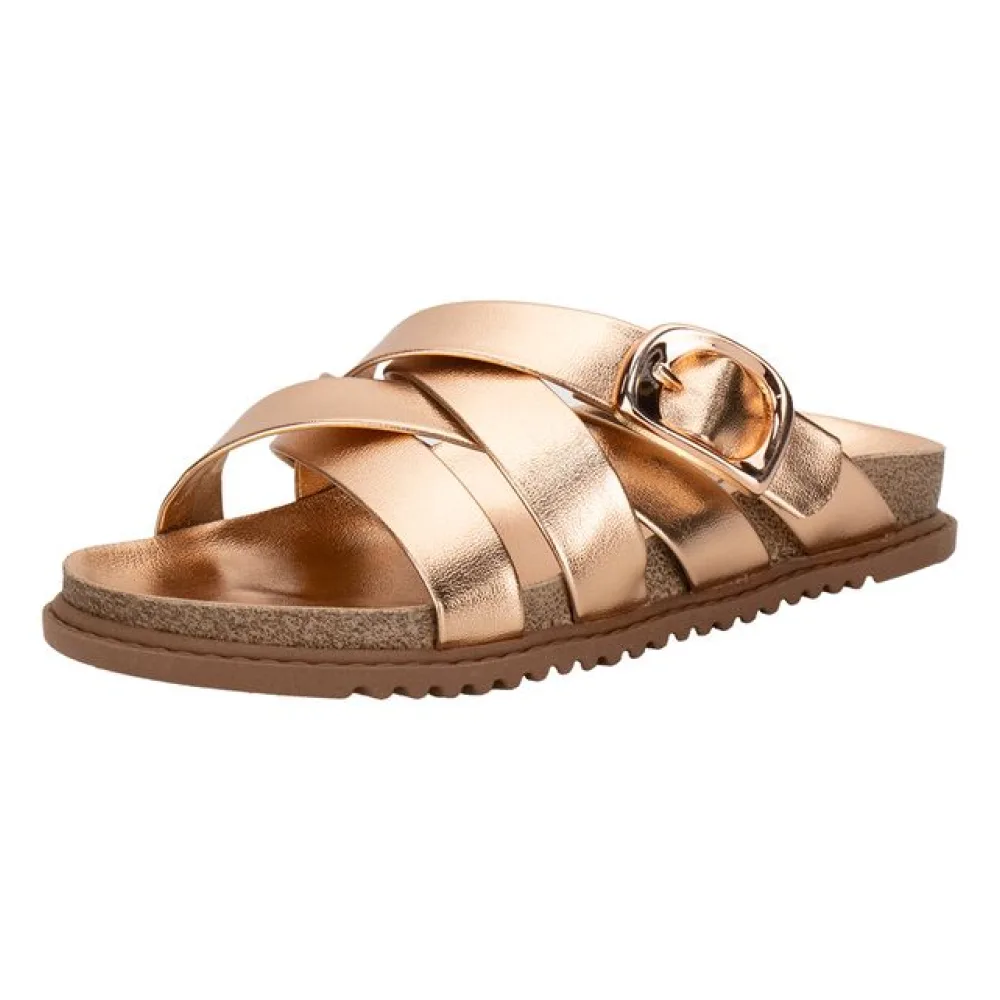 Tamanco Infantil Feminino Molekinha 2357114 BRONZE 30